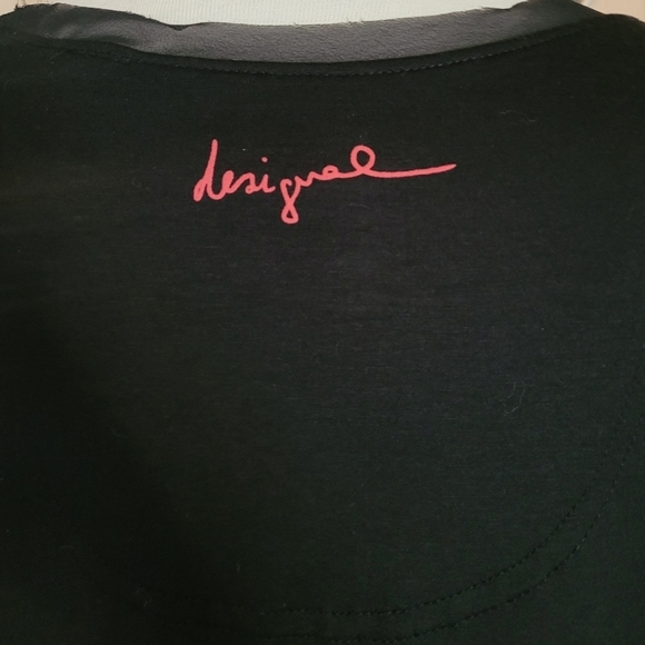 Desigual Multi-color and Gem Heart Short Sleeve Top - Picture 6 of 7